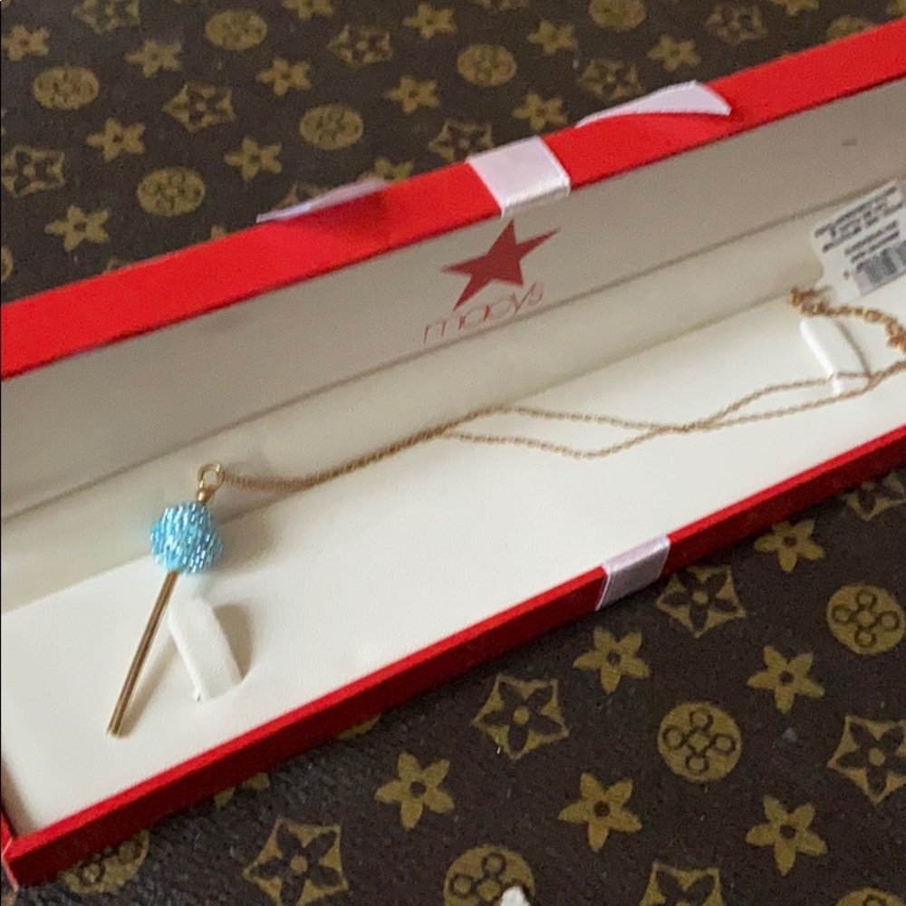 NWT. Swarovski Crystal lollipop necklace